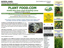 Tablet Screenshot of plantfood.com